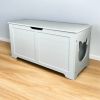39.4" Top open Cat Litter Box Enclosure Furniture, Cat Washroom, Hidden Litter Box Cover, Cabinet for Large Cat, Dog Proof Cat Litter Boxes